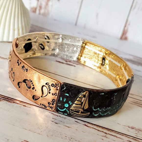 Life's a Beach Multi-Color Bracelet - Picture 3 of 4